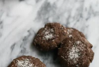 Paleo AIP Winter Snowflake Carob Cookies