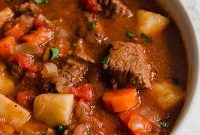 Slow-Simmered Hellenic Beef and Tomato Stew