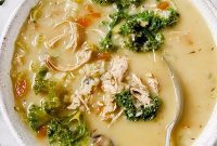 Hearty Creamy Turkey and Vegetable Soup