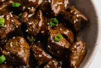 One-Pan Teriyaki Steak Bites