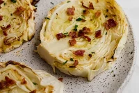 Golden Baked Cabbage Steaks