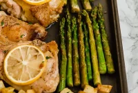Zesty Lemon Herb Sheet Pan Chicken and Asparagus