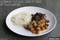 Healing AIP Slow Cooker Pot Roast with Cauliflower Rice