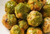 Pesto-Infused Turkey Meatballs