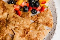 Sweet Cinnamon Grain-Free Crisps and Zesty Fruit Salsa