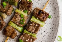 Umami Beef Skewers