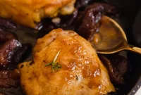 Sticky Honey Balsamic Apricot Chicken