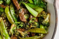 Effortless One Pan Ginger Beef Stir Fry Paleo Whole30 AIP