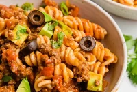 Sizzling Paleo Taco Pasta Skillet