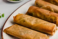 Crispy Air Fryer Egg Rolls Keto Paleo Vegan and AIP Friendly