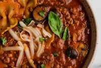 Crustless Gluten-Free Pizza Soup