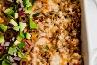 Southwest Cauliflower Taco Bake