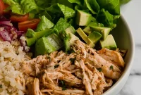 Wholesome Instant Pot Chicken Burrito Bowl Paleo Whole30 AIP