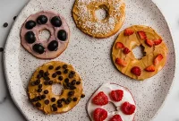 Healthy No-Bake Apple Donut Rings