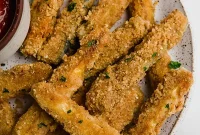 Crispy Pork Panko Zucchini Fries AIP Paleo Egg Free