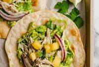 Tropical Paleo AIP Mango Chicken Tostadas