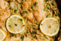 Bright One-Pan Lemon Chicken and Orzo for Gluten-Free Paleo AIP
