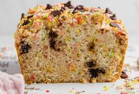 Decadent Gluten and Dairy Free Chocolate Chip Ice Cream Bread