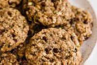 Gluten-Free Vegan Chocolate Chip Oatmeal Zucchini Cookies