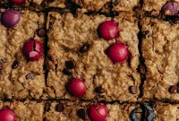 Delicious Gluten Free Egg Free Monster Cookie Oatmeal Breakfast Bars