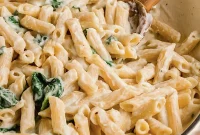 Effortless Vegan Gluten-Free Penne Alfredo