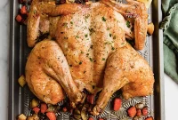 Effortless Whole30 Paleo Sheet Pan Spatchcock Chicken Dinner