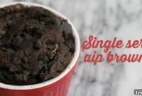 Indulgent AIP Single Serve Brownie Egg Nut Gluten Free