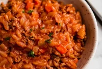 Hearty Gluten-Free Orzo Bolognese