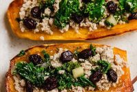 Savory Stuffed Delicata Boats