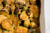 Creamy Paleo Brussels Sprouts Bake
