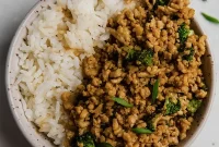 Citrus-Glazed Ground Chicken Power Bowls