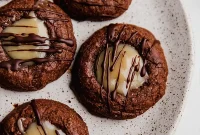 Gluten Free Adventureful Caramel Brownie Cookies