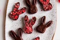 Vegan Easter Chocolate Bunnies