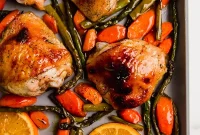 Zesty Citrus Glazed Sheet Pan Chicken