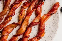 Golden Crispy Bacon Spirals