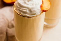 Velvety Dairy Free Peach Dream