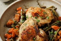 Balsamic Glazed Chicken with Slow-Cooked Vegetables
