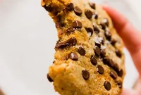 Paleo Pumpkin Chocolate Chip Cookie for One