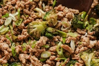 Flavorful Ground Chicken and Broccoli Skillet