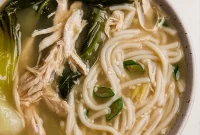 Savory Bok Choy Noodle Bowl