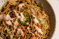 Gluten Free Unwrapped Egg Roll Ramen Stir Fry