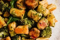 Easy Gluten Free Gnocchi Sausage Sheet Pan Dinner