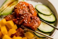 Zesty Garlic Ginger Salmon Bowls