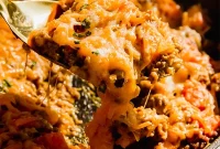 Dairy Free Beef and Sweet Potato Skillet with a Cheesy Twist