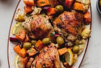 Vibrant Mediterranean Sheet Pan Meal