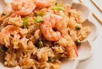 Easy Sheet Pan Shrimp Fried Rice