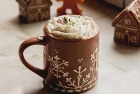Comforting Dairy-Free Gingerbread Hot Chocolate