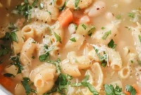Comforting White Pasta Fagioli Gluten-Free Dairy Adaptable