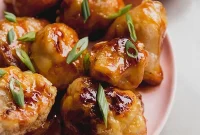 Crispy Teriyaki Cauliflower Wings Vegan Gluten-Free