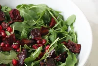 Jeweled Fall Pomegranate Beet Salad AIP Paleo Vegan Friendly